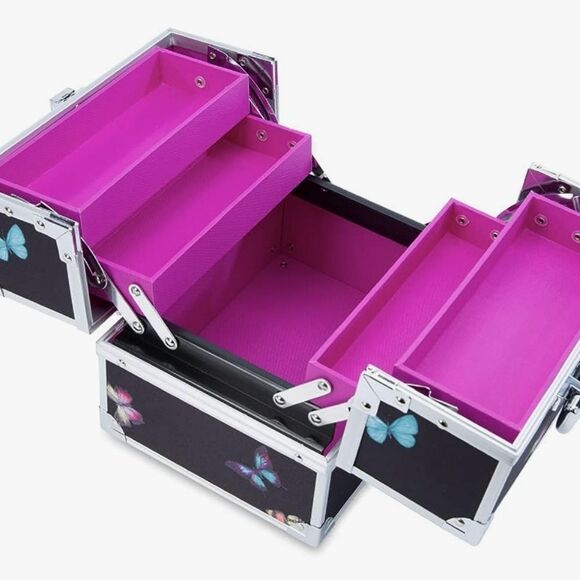Caboodles Adored Traincase Cosmetic Organizer - Picture 3 of 8